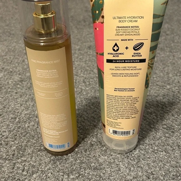 Bath & Body Works Copper Coconut Sands Perfume & Body Cream - Picture 2 of 2